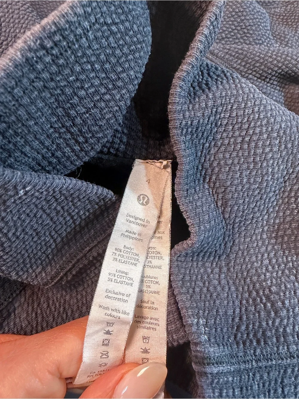Lululemon Textured Funnel-Neck Pullover